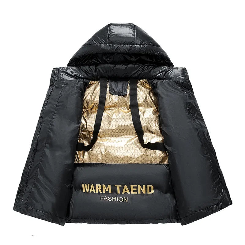 Winter Fashion Simple Black Cotton-padded Jacket